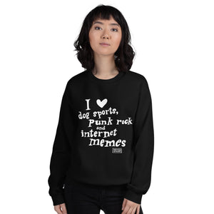 Open image in slideshow, unisex sweatshirt: punk rock
