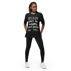 Open image in slideshow, unisex performance crewneck: naughty and weird
