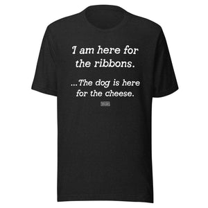 Open image in slideshow, unisex t-shirt: ribbons / cheese
