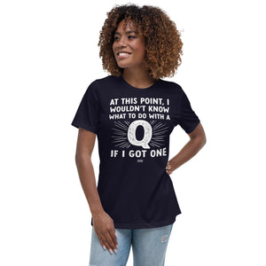 Open image in slideshow, women&#39;s relaxed fit t-shirt: a q for me
