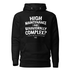 Open image in slideshow, unisex hoodie: high maintenance
